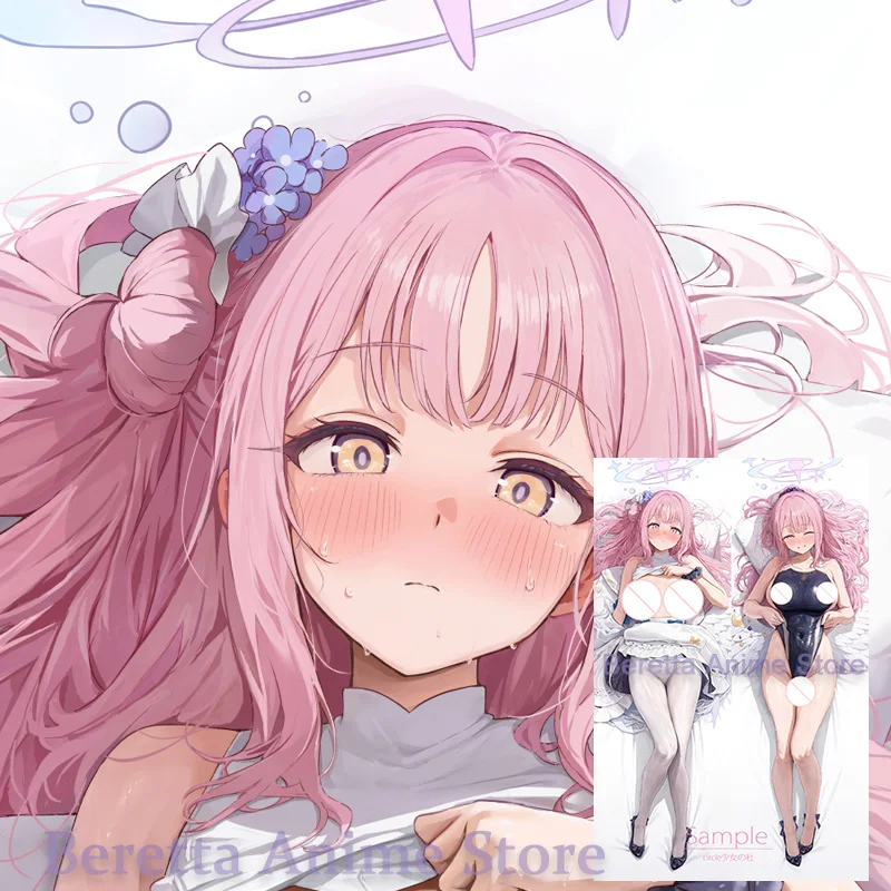 

Dakimakura аниме Mika Misono Blue Archive пушистый двухсторонний принт наволочка для тела в натуральную величину