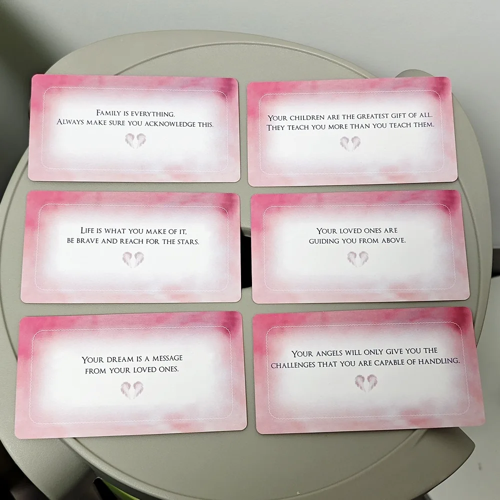 Angel Wishes 40 Affirmation Cards Inspirational Guidance From Your Angels 10.5*6cm