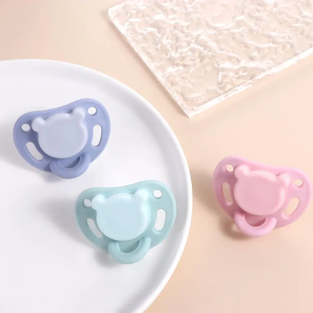 Comfort Newborn Bite Supplies Round Head Silicone With Storage Box Soother Nipples Infant Sleep Nipple Cartoon Baby Pacifier