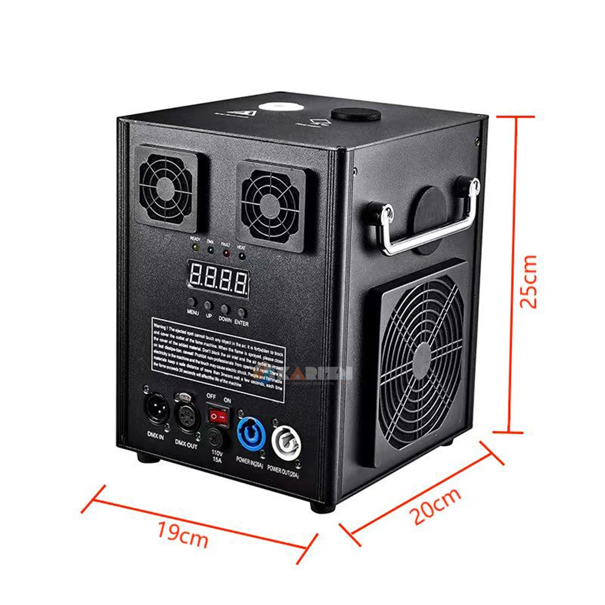 0 Tax 2Pcs Flightcase(4in1) For Ti Power 600w Cold Spark Machine 600W DMX 600W Cold Firework Machine Fountain Stage