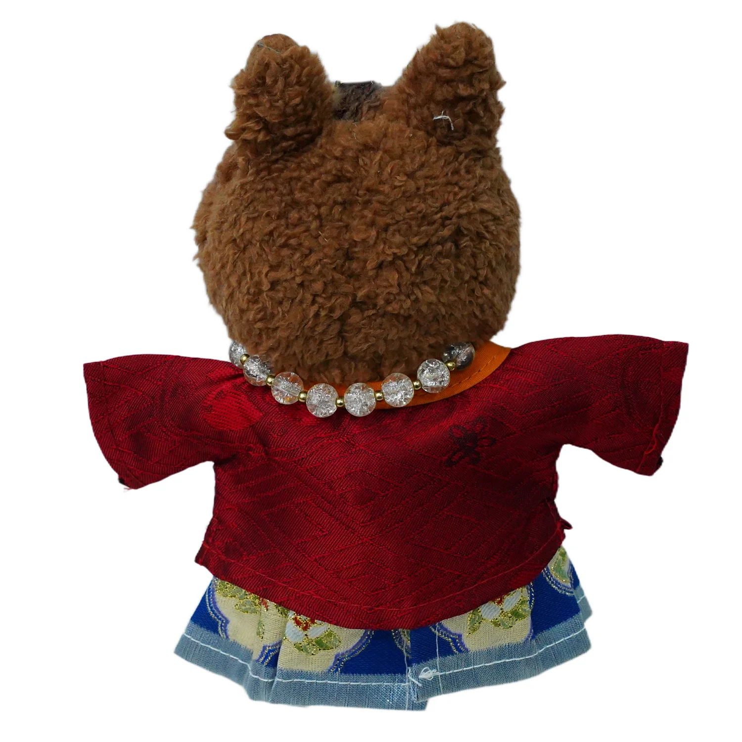 17 cm Ming Hanfu four-piece square collar is made of Rabu doll clothing accessories with brocade horse face skirt (no doll).