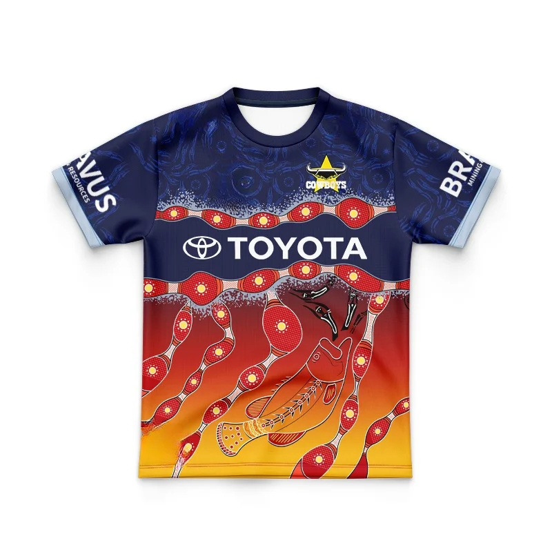 

KIDS North Queensland Cowboys Mens 2024 Indigenous Jersey