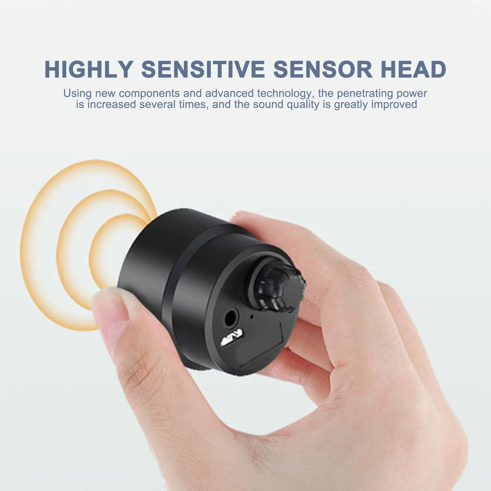 جدار الأنابيب تسرب الاستماع كاشف لاسلكي 12mA عالية القوة للمياه الاسمنت أنابيب الصلب جدار ميكروفون الاستماع الكاشف #5