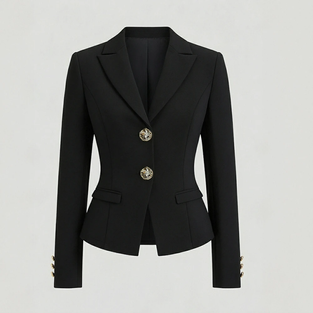 

Casual Long Sleeve Winter Clothes Straight Cut Arm Autumn Spring Season Women's Suit Fashion Style Fit Body Decor None