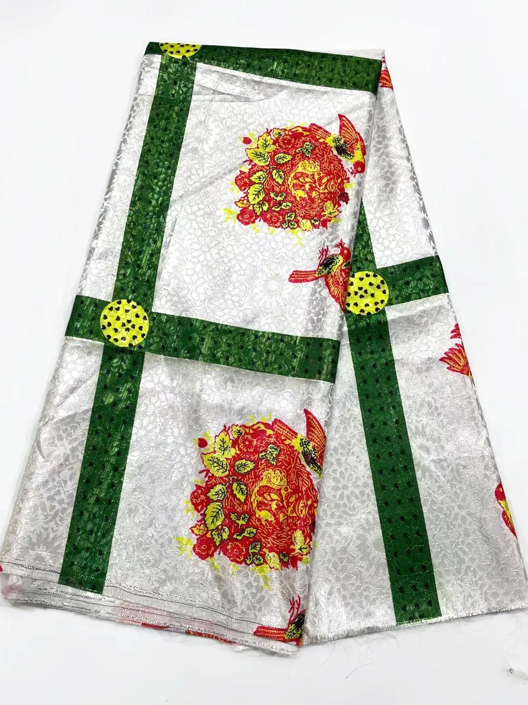 

Newest Jacquard Lace Fabric 2023 High Quality African Lace Fabric Damask Party Fabric New Material Nigerian Lace Fabric AMJ5234