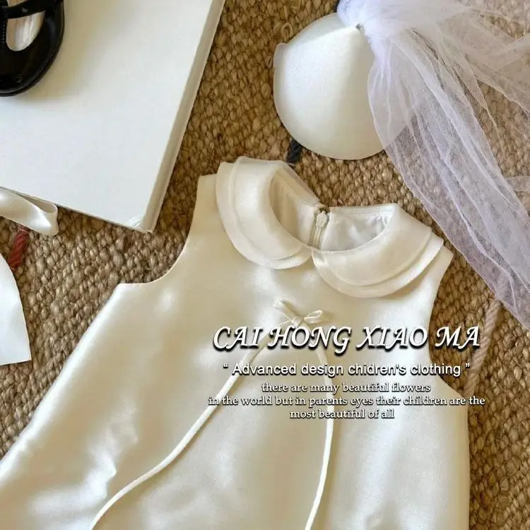 Childrens Clothing Dress for Girls 2026 High End Baby New Item Childrens Princess Vest Summer Ins Fashion