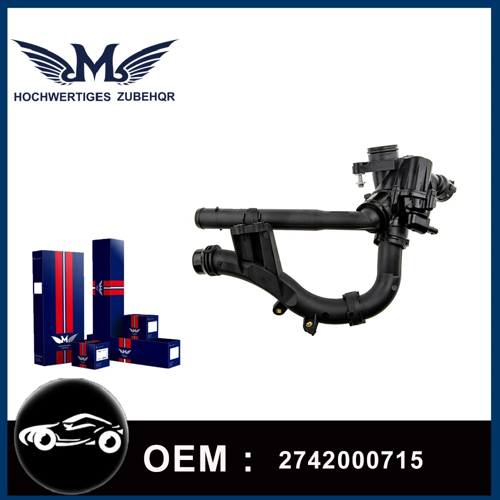

M Brand Coolant Thermostat 2742003400 2742000715 For Mercedes Benz W205 W212 W213 C200 C300 E200 E260 E300 GLC GLK CLS Car Parts