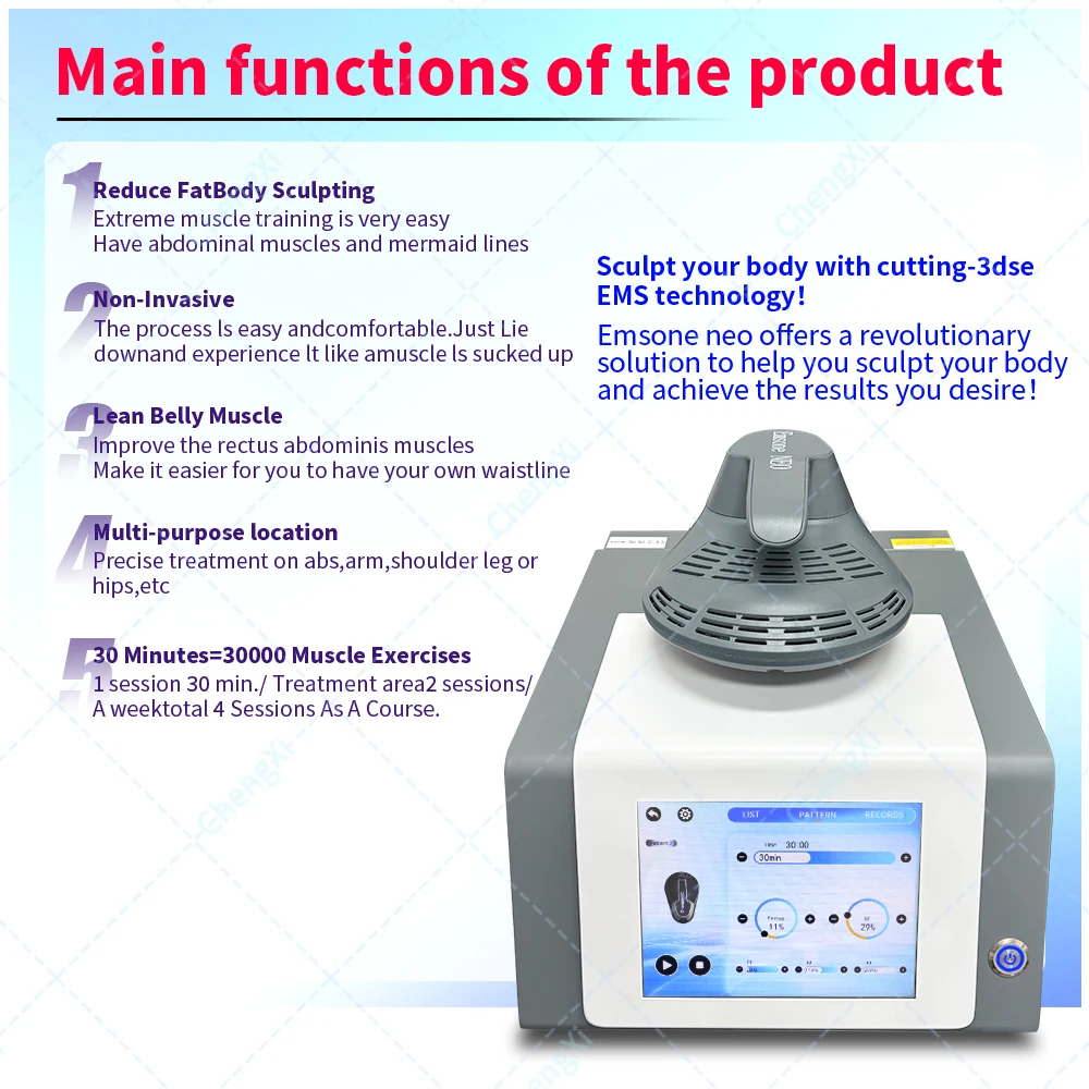 1 Handles Muscle Building Hip Lift Body Sculpting Emsone NEO Rf Machine Ems Enhance Pelvic Floor Muscle Treatment Strength