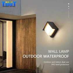 Modern LED Wall Lamp Outdoor IP65 Waterproof Wall Lights Porch and Courtyard Lights Indoor Home Balconies Garden Decor Lights