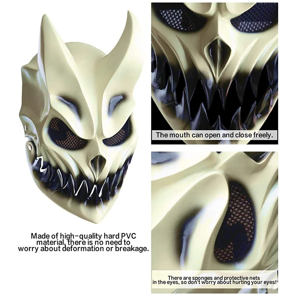 

Slaughter To Prevail Mask with Movable Mouth Cosplay Costume Music Party Deathcore Kid of Darkness Masks Cosplay Mask mask