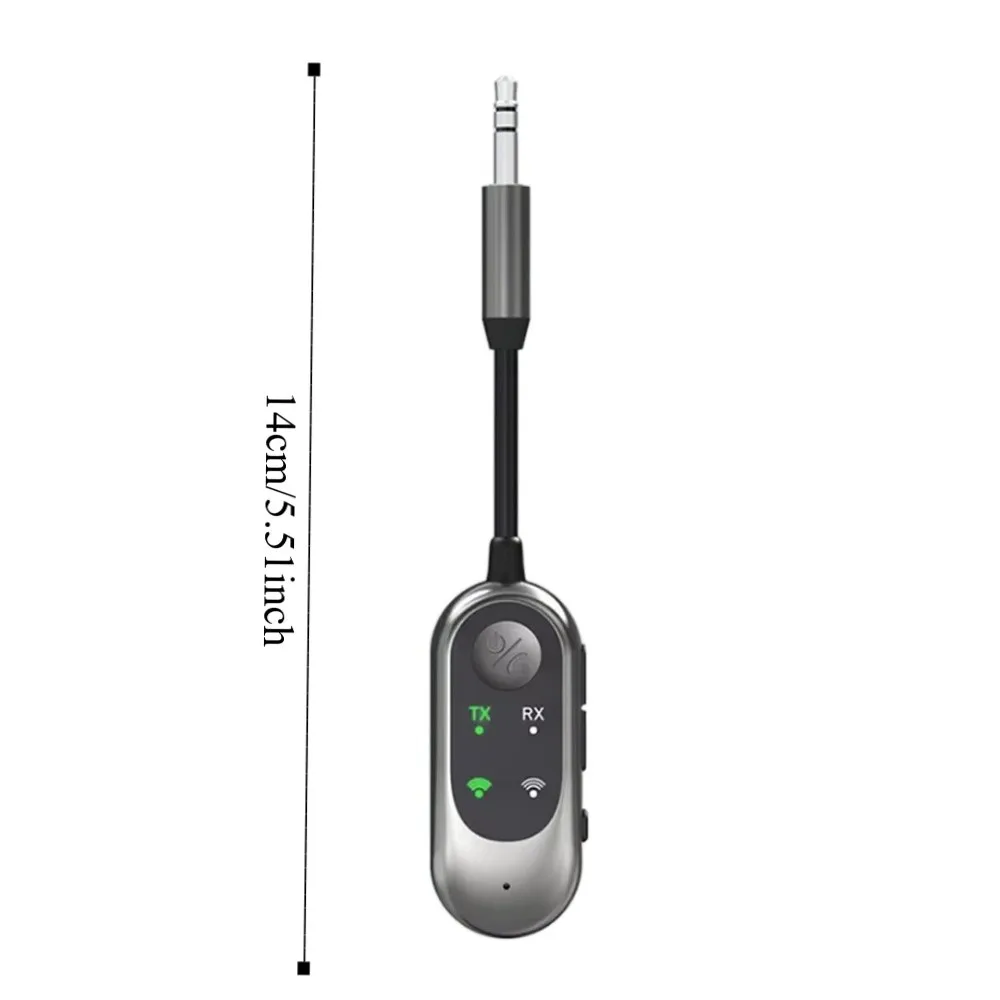 2 in 1 Bluetooth Receiver Transmitter Wireless 3.5mm AUX Bluetooth Wireless Adapter LED Indicators Mini