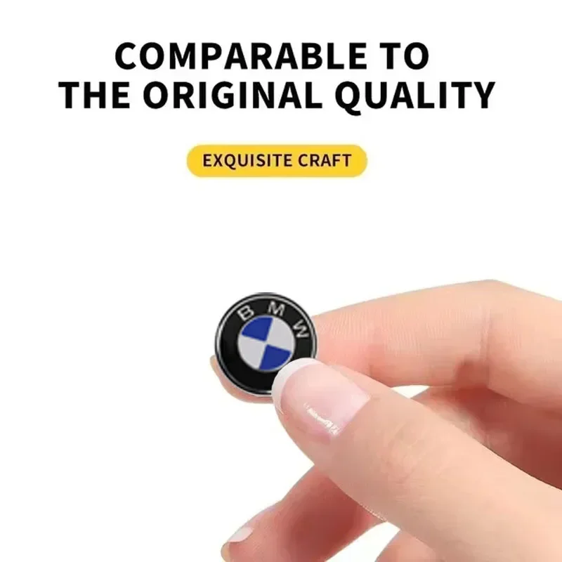 11/14mm Aluminum Car Remote Key Sticker Emblem Auto Accessories For BMW Performance F30 F10 E90 F20 E46 E60 E70 E39 E36 E87 E92