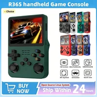 Consola de juegos portátil retro R36S 3 Pantalla IPS de 5 pulgadas 64GB 128GB 256GB Dispositivo de juego portátil con juegos integrados