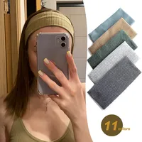 New Knitted Headband for Women Men Autumn Winter Girls Hairband Headwear Elastic Hair Band Hair Accessories