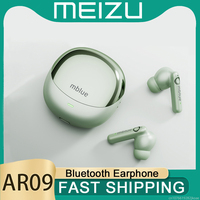 New MEIZU mblue AR09 Earphones Wireless Bluetooth 5.4 Music Earbuds ANC Noise Cancelling Headphones Gaming Low Latency Headset