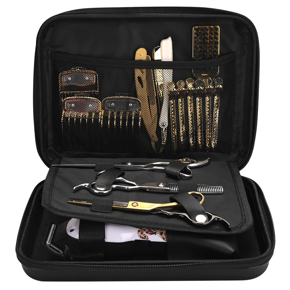 

Ящик для хранения инструментов для стрижки волос, портативный ящик для хранения большой емкости, ножницы, бритва, хранение аксессуаров для стрижки волос