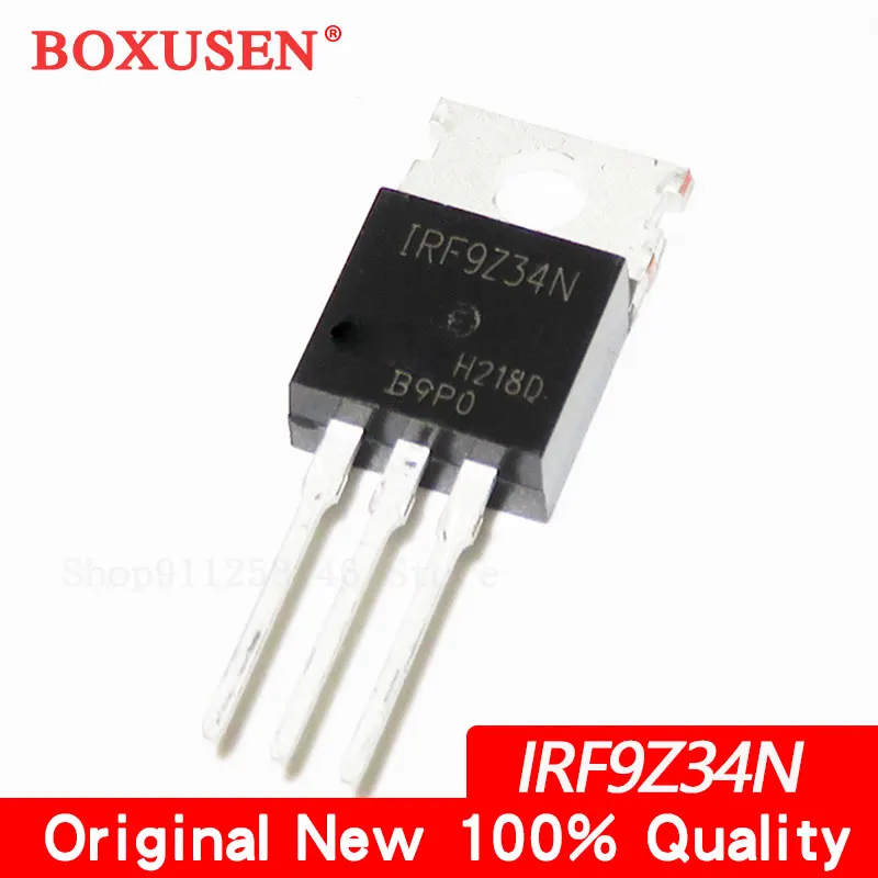 10pcs IRFZ46N IRFZ48N IRF9Z24N IRF9Z34N TO-220 N/P Channel MOSFET Field Effect Transistor For H-Bridge Motor Driver Power Supply