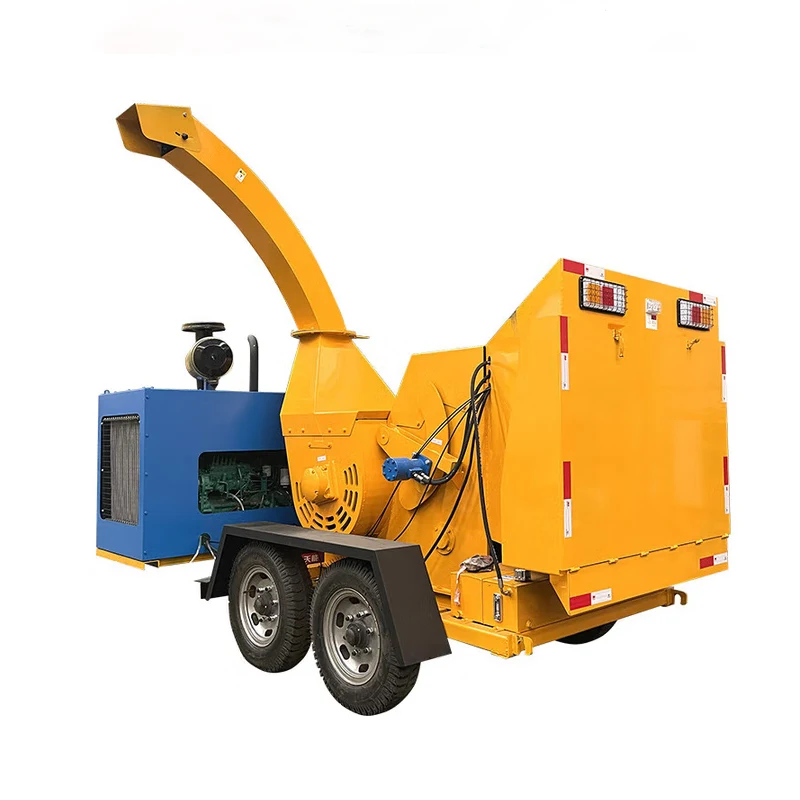 Multi-functional Wood Crusher & Chipper Sawdust Manufacturing Machine With Engine Motor & Bearing 3T/h Capacity 380V Farm Use