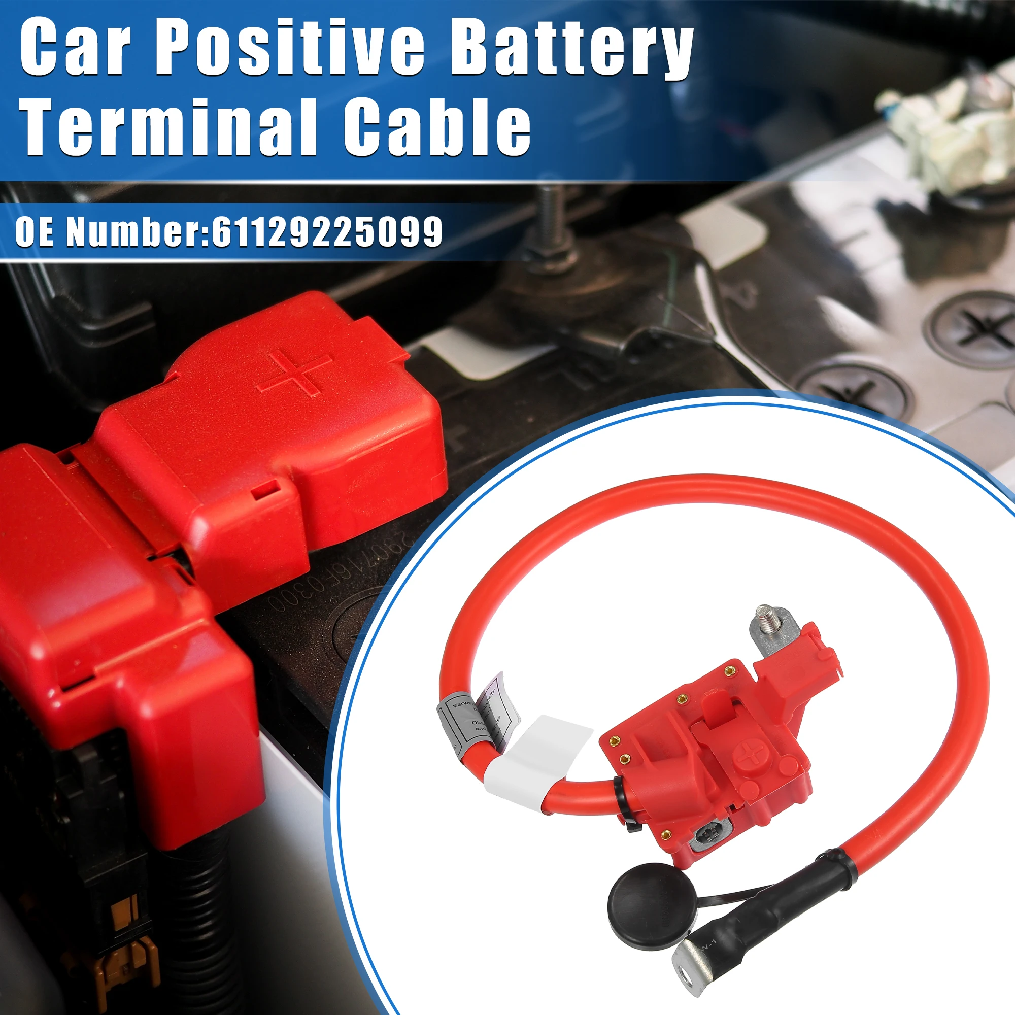 UXCELL Car Positive Battery Terminal Cable No.61129225099 for BMW X3 28i 35i 2011-2014