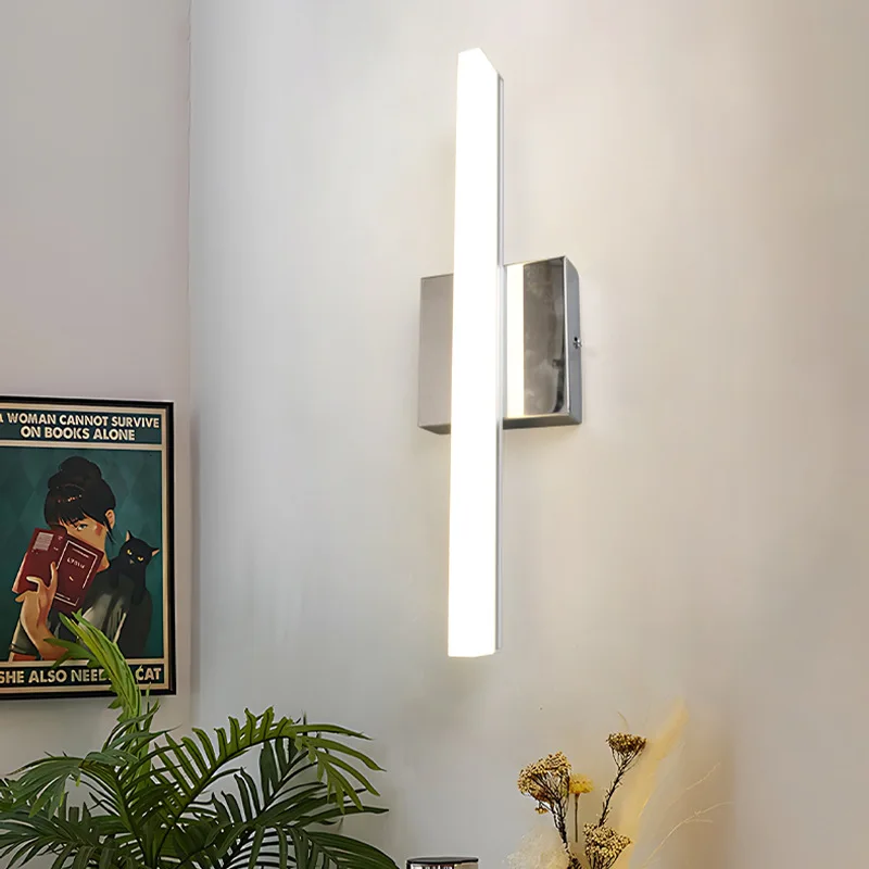 

Современный светодиодный зеркальный светильник с противотуманным покрытием, заполняющий светильник для туалетного столика в ванной комнате, настенное бра для прихожей, прикроватной тумбочки, гостиной