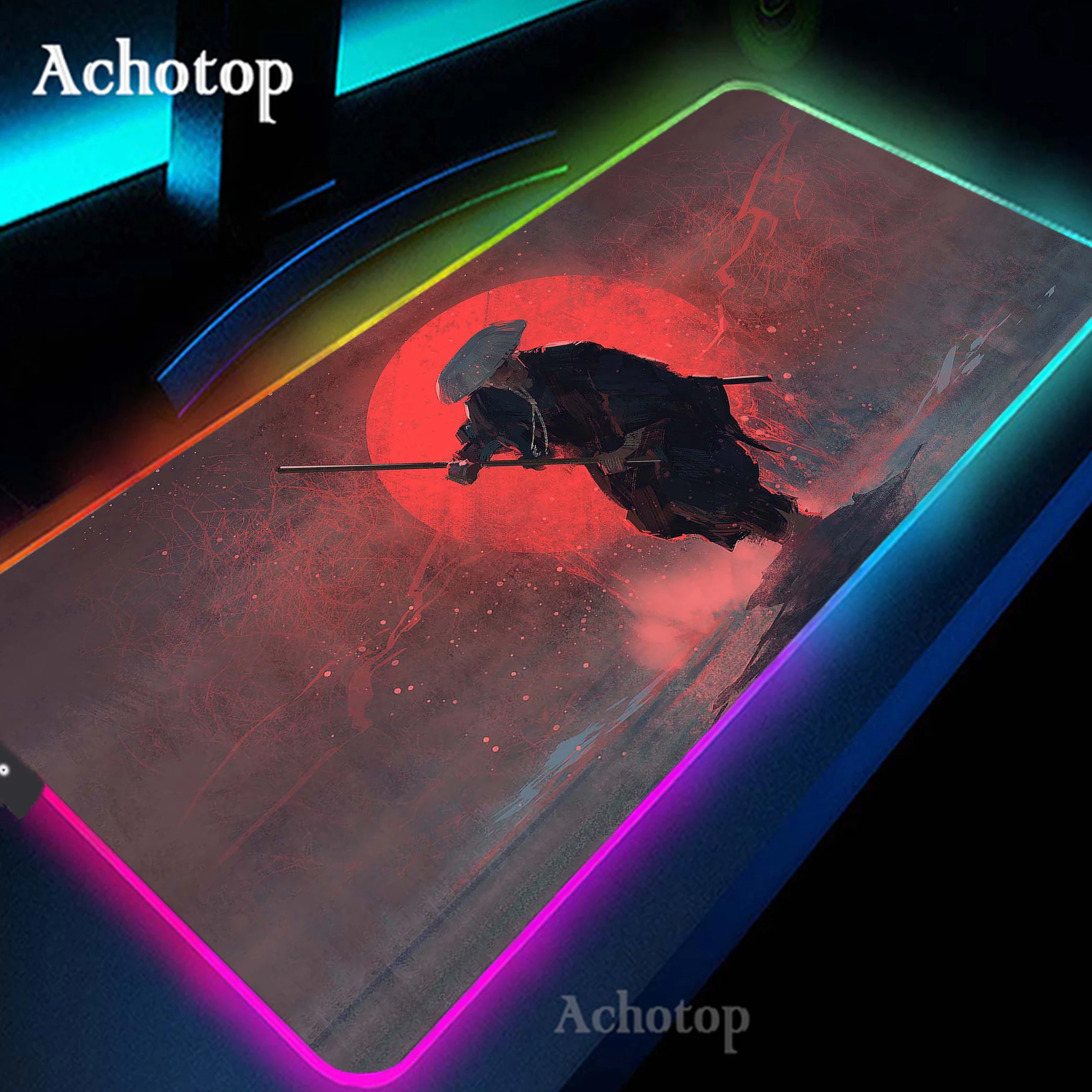 

Pc Game Mousepad Large Alfombrilla RGB Mouse Pad XXL Gamer Japanese Style Mouse Mat Office Table Carpet Gaming Mats 900x400mm