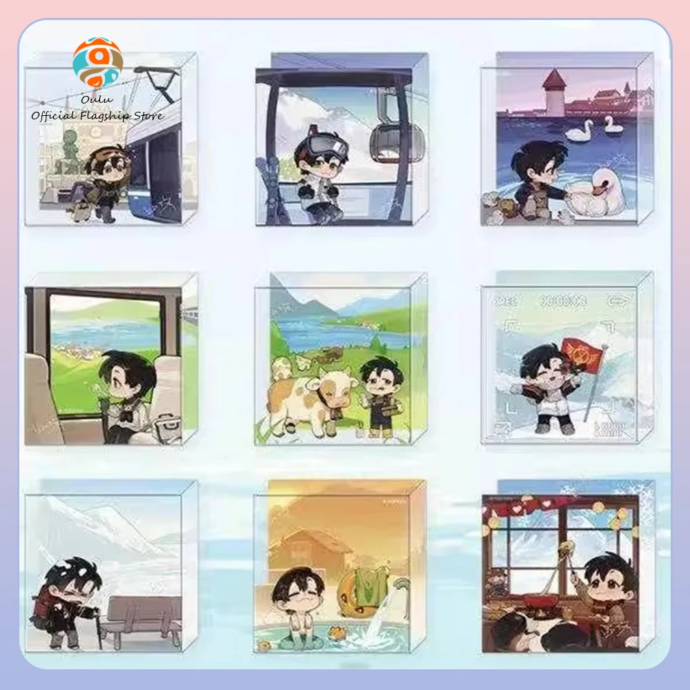 

Подлинная глухая коробка King'S Avatar The King'S Acrylic Block Mystery Box Ye Xiu Su Mucheng Yu Wenzhou Wang Jiexi Подарочная игрушка