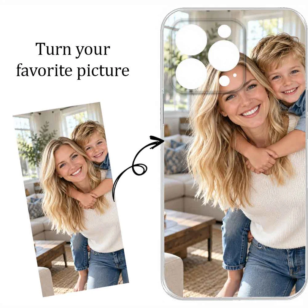 Nueva funda personalizada con foto para iPhone 18, 17 Air, 16 E, 15, 14, 13, 12, 11, XS/R, X, 8, 7, Pro Max, Plus, Mini, SE. Funda de TPU flexible y resistente a los golpes.