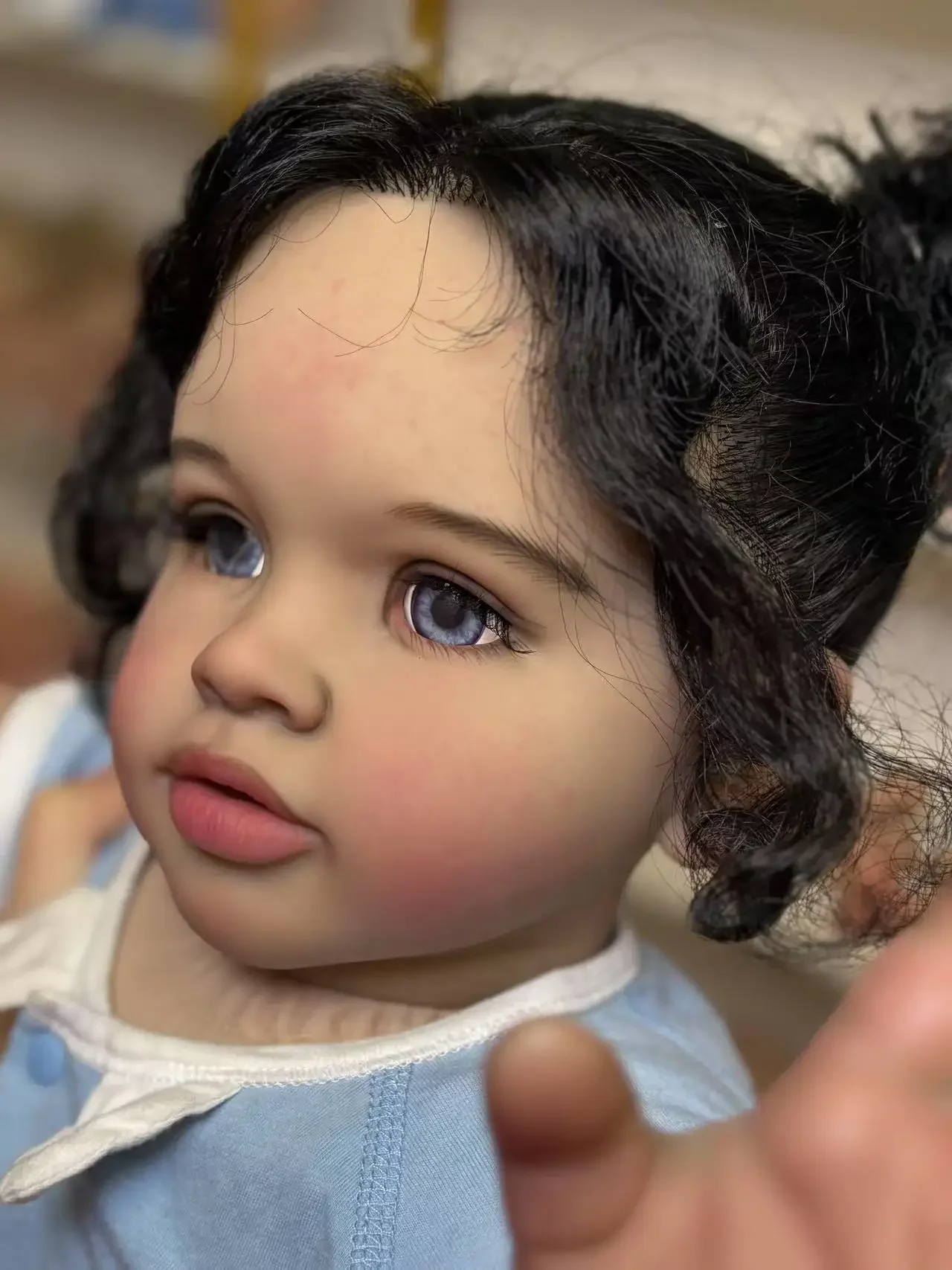 EGO Customized Limited Supply 68cm Reborn Baby Pippa With Hand-Rooted Hair Already Finished Doll Christmas Gift