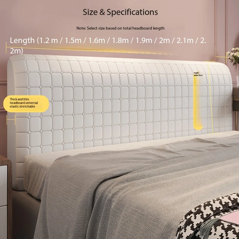 New anti-collision bedside coversimple style solid color universal bedside protective autumnand winter all-inclusive cotton dust