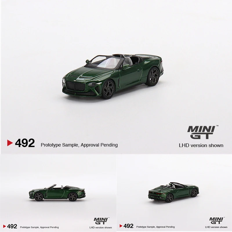 

MINIGT 1:64 Mulliner Bacalar Scarab Green Diecast Diorama Car Model Toys 492 In Stock