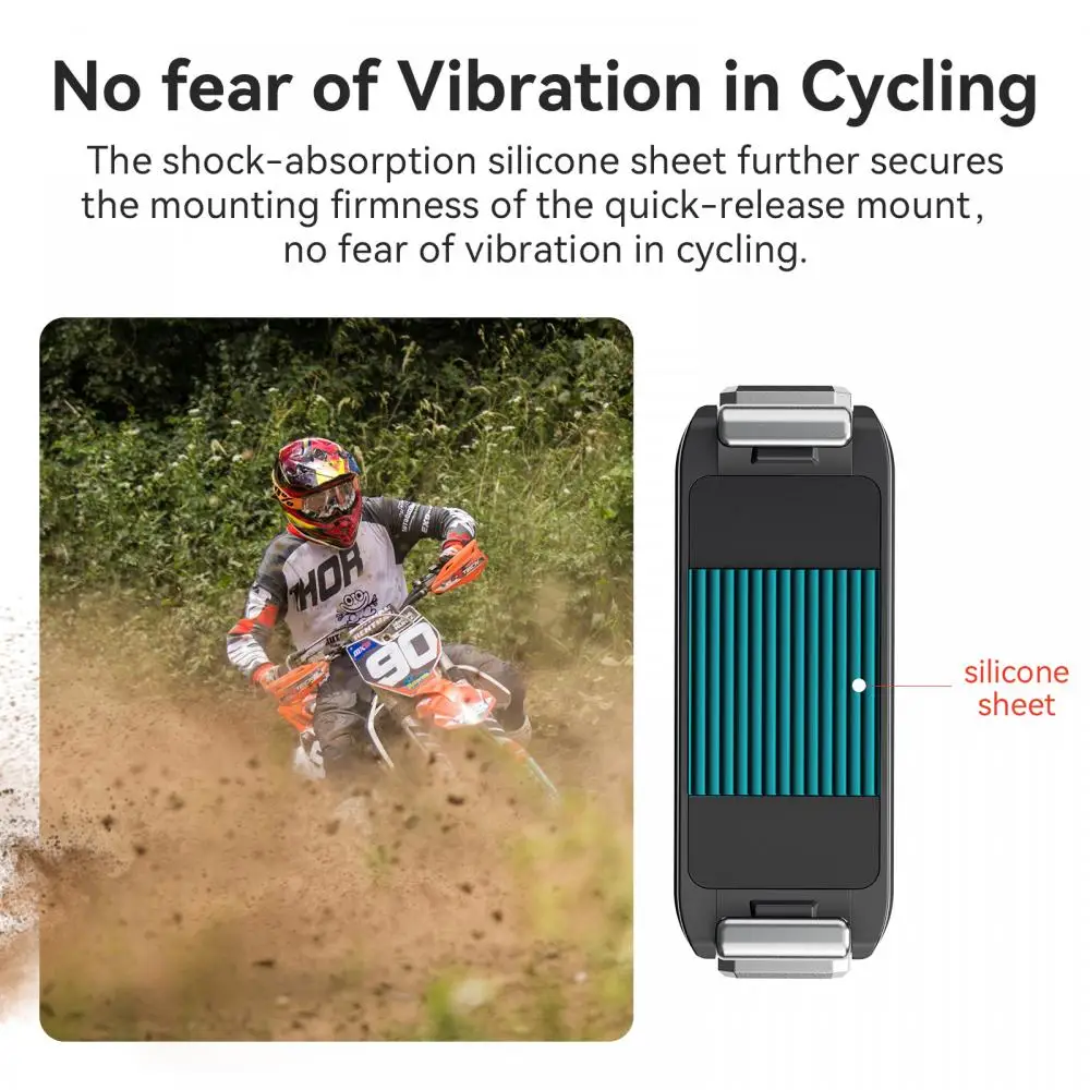 محول مغناطيسي بمخلبين لـ DJI Action 5 Pro/4/3 حامل معدني سريع التحرير ملحقات الكاميرا الرياضية