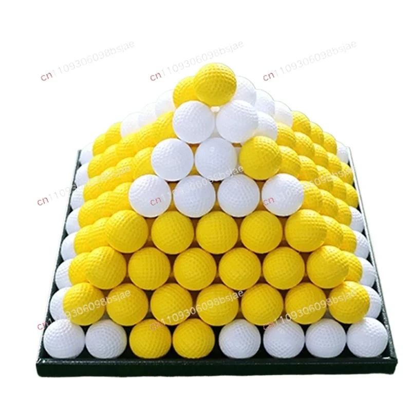 Golf Driving Range Course Supplies Gold Tower Softball Machine, Ball Pallet, Golf Ball Yard