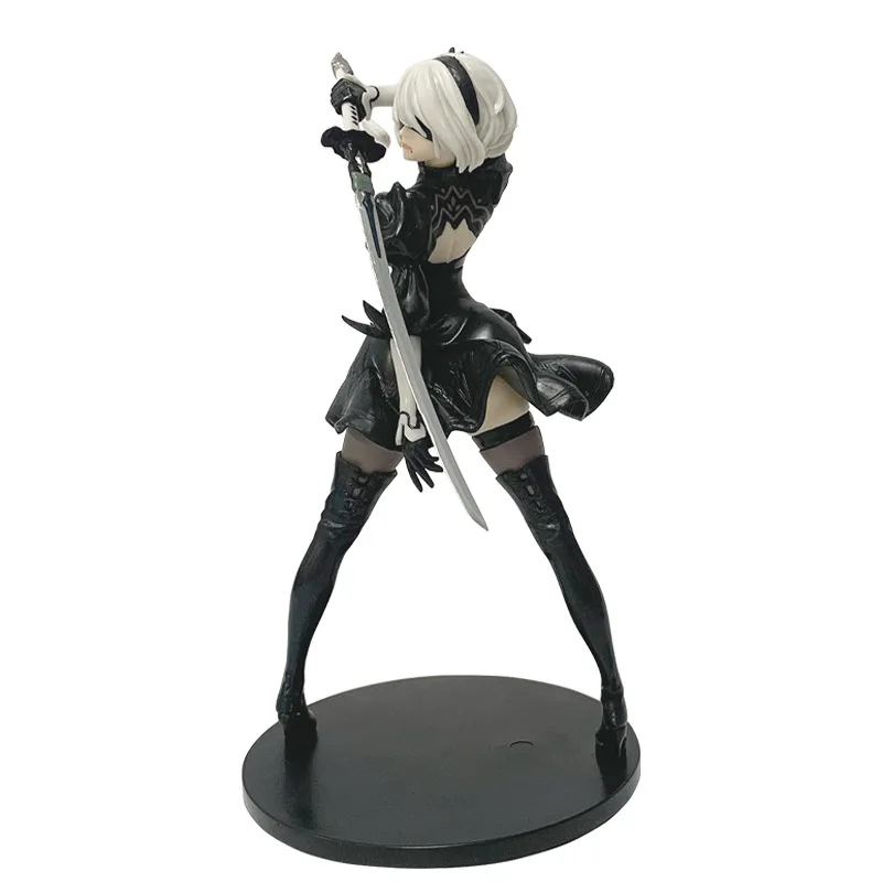 2025 ใหม่ที่ขายดีที่สุด NIER: automata Yorha A2 ประเภท 2B 9S PVC Anime Action Figure Collection ตกแต่งอะนิเมะการ์ตูนรุ่น