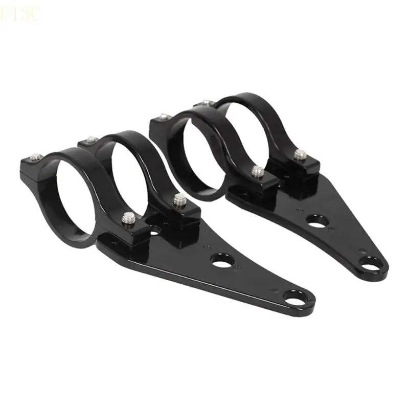 

U13C 1 Pair Motorcycle Headlight Mount Bracket Fork Head Lamp Holder For 41mm Fork