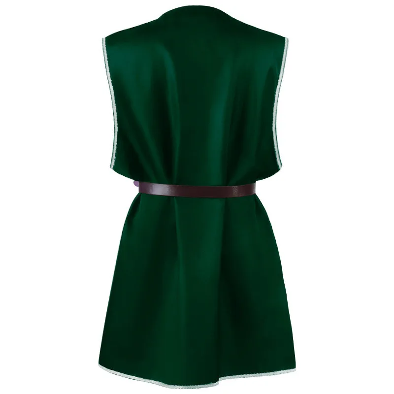 عباءة طويلة فضفاضة للرجال، زي الهالوين، سترة من العصور الوسطى بخصر ضيق، ملابس خارجية للعروض، زي عرقي غير رسمي لموسم الصيف #3