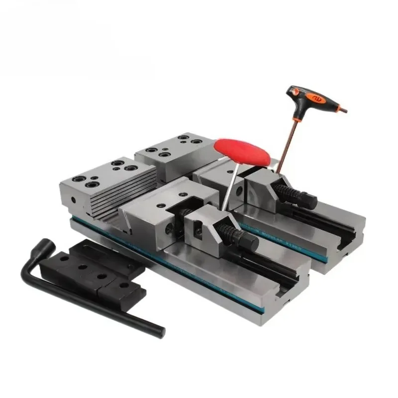 2026 ZEGYO GT300 Precision Modular Multi-Position Parallel Double Station Manual Vise CNC Machine Center HRC55-58 20CrMnTi