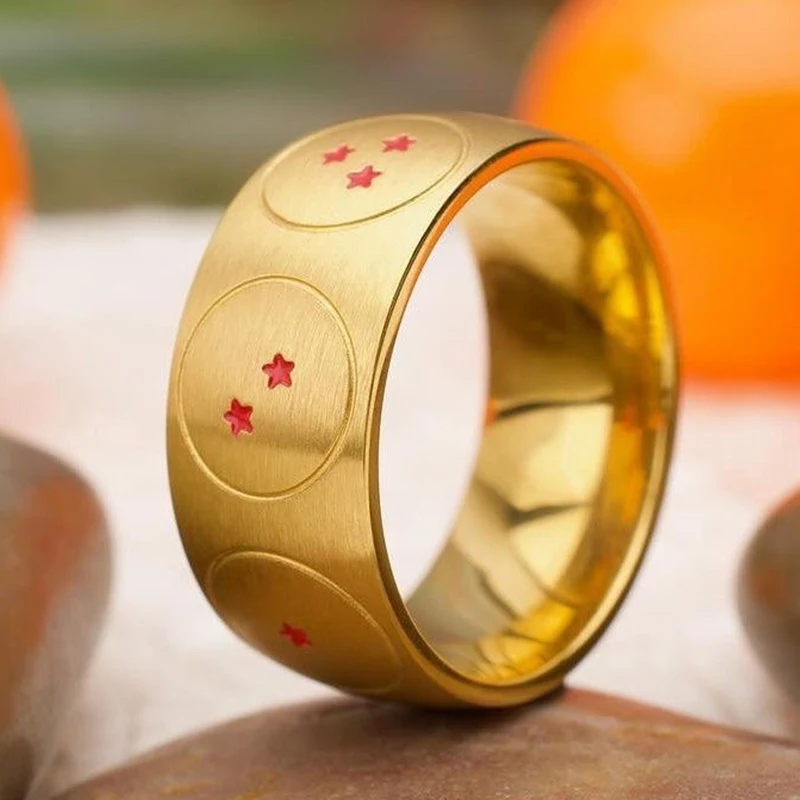 خاتم متمنيات بسبع نجوم للرجال ، مجوهرات أنيمي ، إكسسوارات حفلة تنكرية ، هدايا مروحة