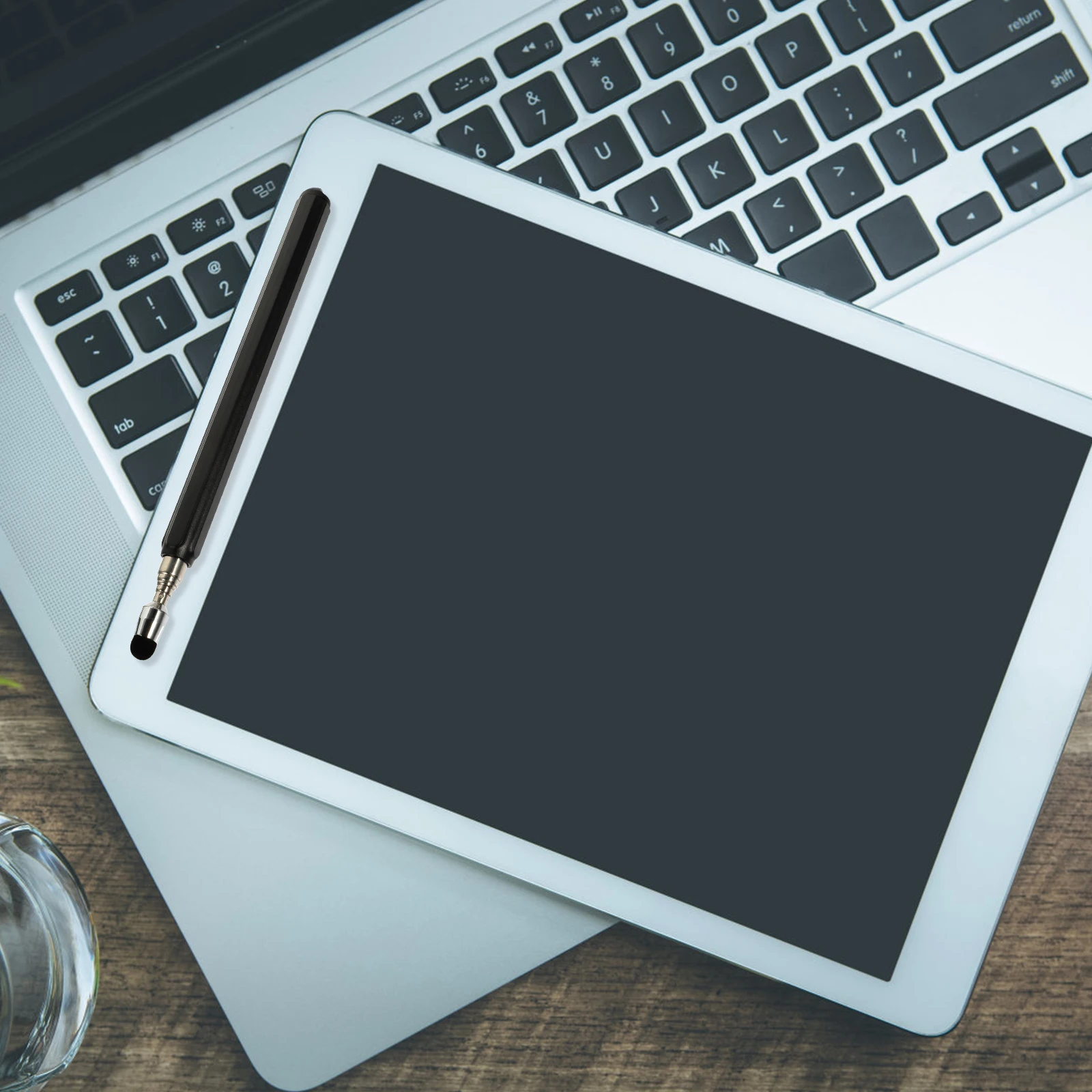 

Stylus Telescopic Classroom Pointer Teaching Stick Electric Whiteboard Teachers Stainless Steel Retractable