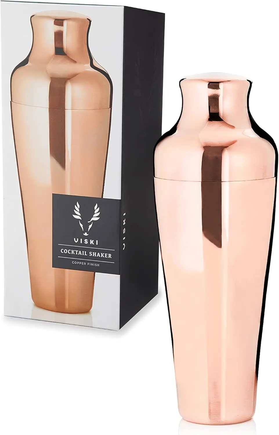 

Медный набор для приготовления коктейлей, 25 унций, из нержавеющей стали со встроенным ситечком для домашнего бара и миксологии