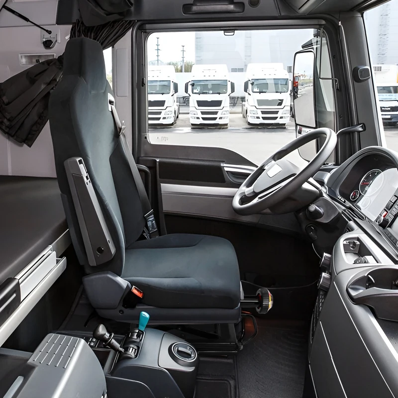 ممتص الصدمات الميكانيكي لمقعد الشاحنة شديد التحمل قابل للتعديل، مناسب لمركبات البناء والحفارات والرافعات الشوكية. #5