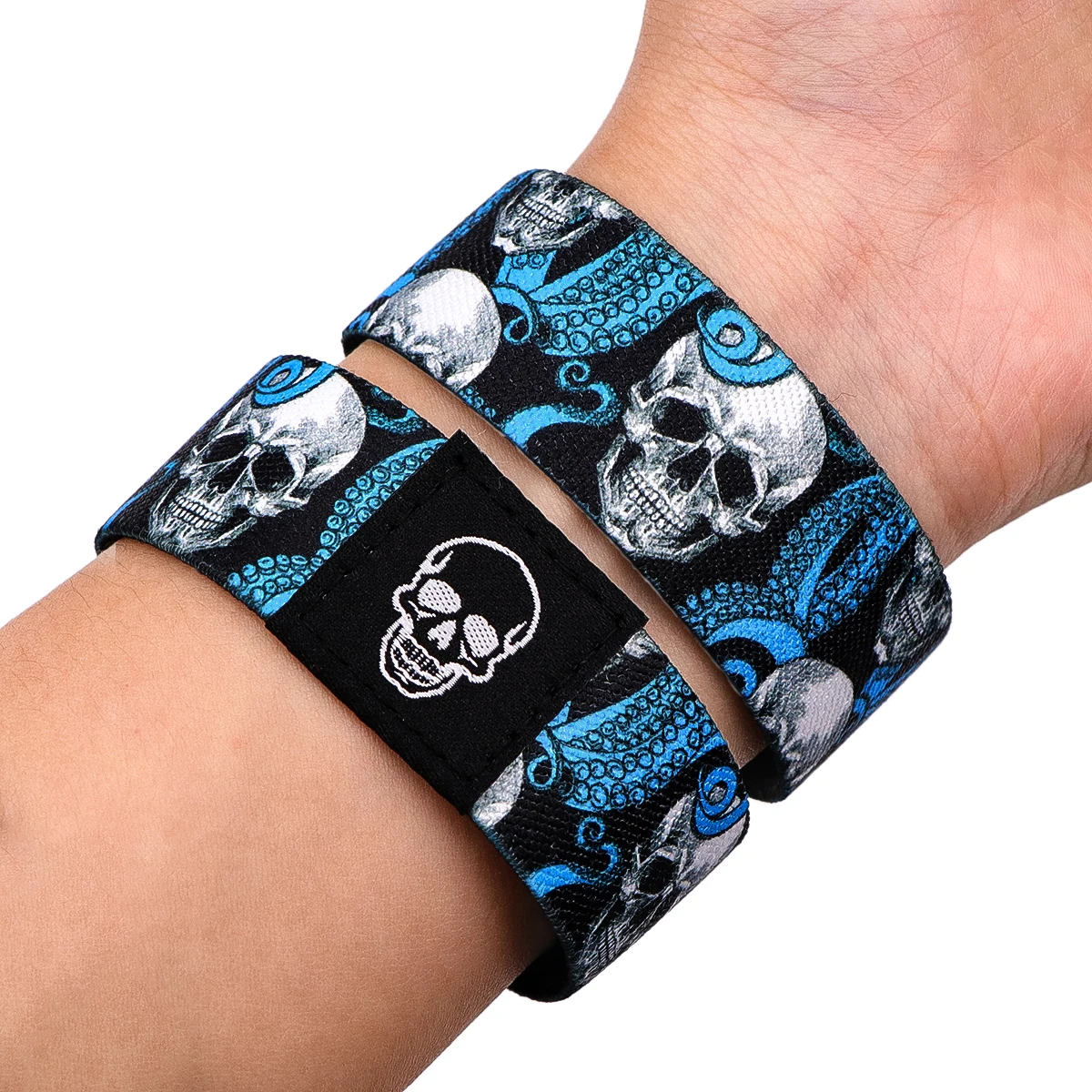 هالوين الهيكل العظمي سوار للنساء الرجال يقتبس مطاطا الرياضة معصمه أساور الموضة مجوهرات الفن اكسسوارات الهدايا