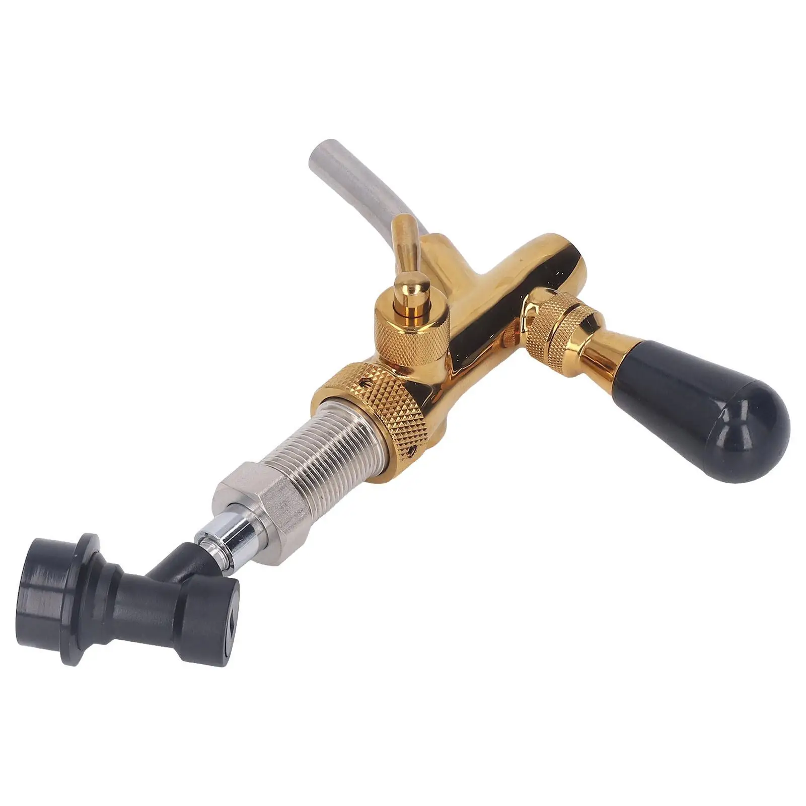 Adjustable Brass Beer Faucet Tap - Durable, Sealing Keg Tap for Strong Compatibility & for restaurant Use