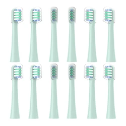 Substituição Toothbrush Heads, Compatível com Colgate Hum Conectado Bateria Inteligente, Toothbrush Refill Head,12 Pack