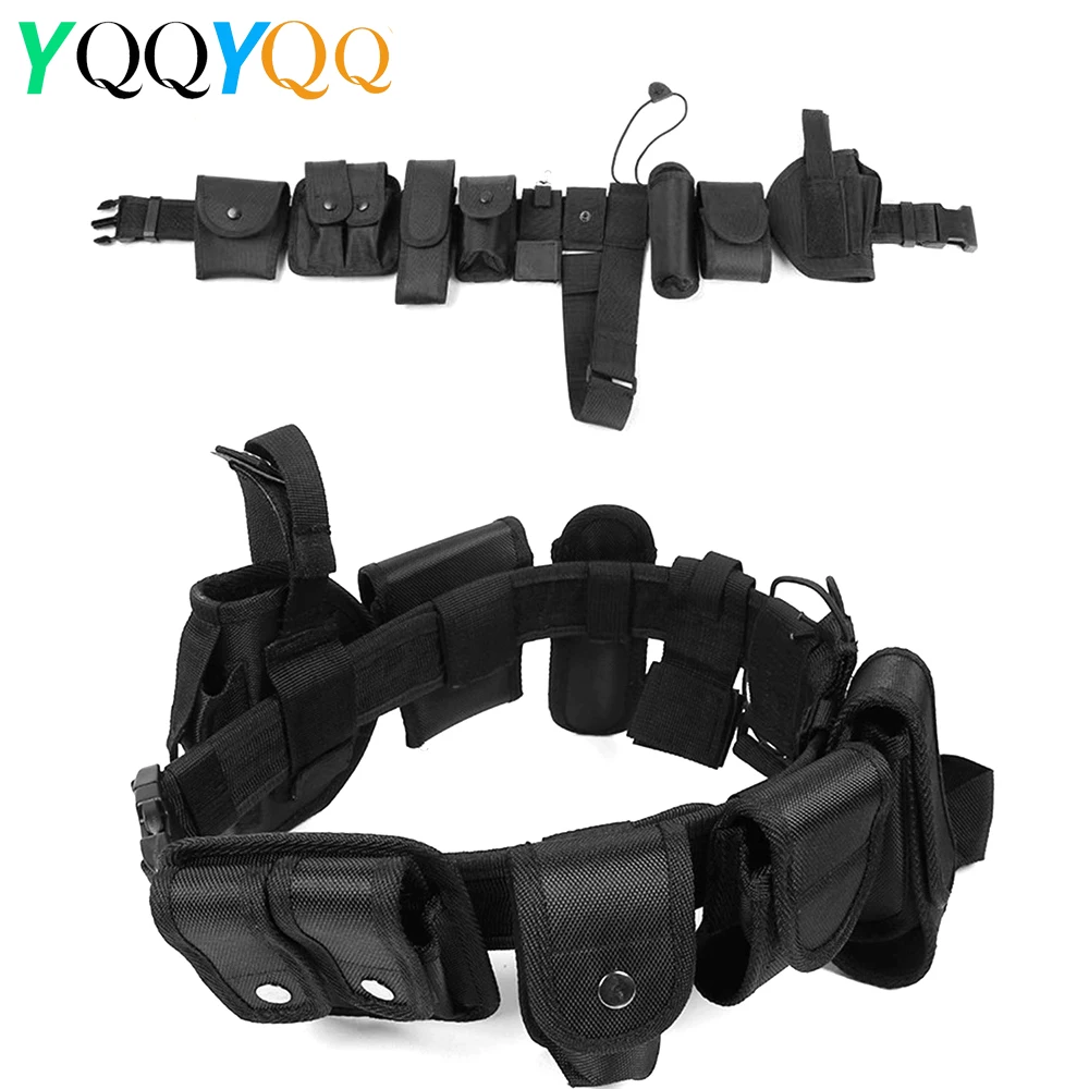 

Police Tactical Belt Security Guard Belt,Versatile Military Modular Equipment System Molded Duty Belt Set for Law Enforcement
