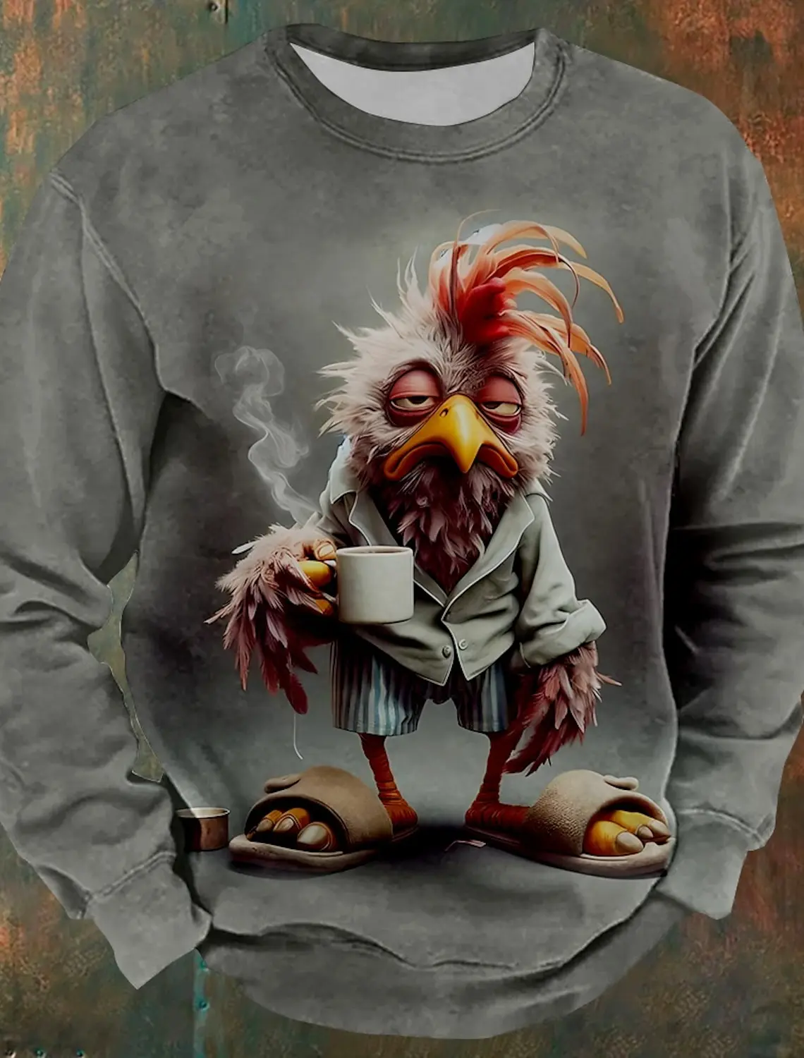 Men\'s Animal Frog Sweatshirts Long Sleeve Sweatshirt Crew Neck Fashion Cool Daily 3D Printing Sports Outdoor Holiday Streetwear