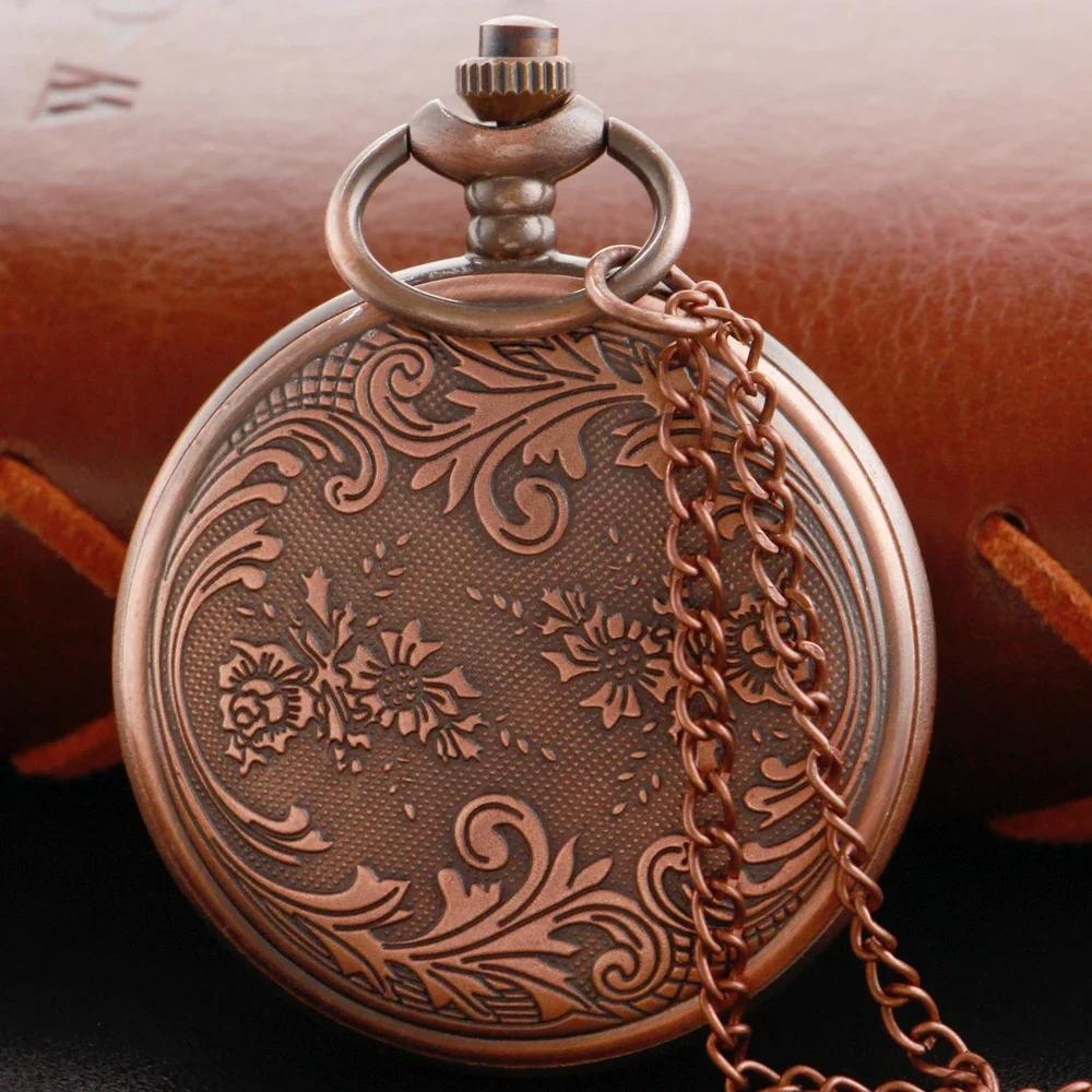 Exquisite  Blue Magic Gem Fake Diamond Quartz Pocket Watch Women Necklace Clock Steampunk Fashion Jewelry Accessories Gifts