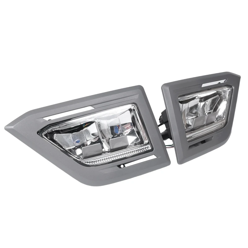 1Pair LED Top Lamp For SCANIA Truck Accessories Parts Doom Fog Lights LH 2535366+ RH 2535367 And Doom Lights Decoratoin