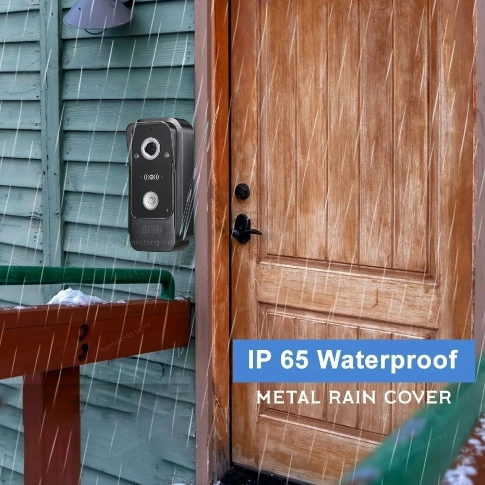 7Inch Tuya Smart Video Door Entry Phone Intercom System RFID Card 1080P Wireless Wifi Outdoor Doorbell Camera for Home Apartment