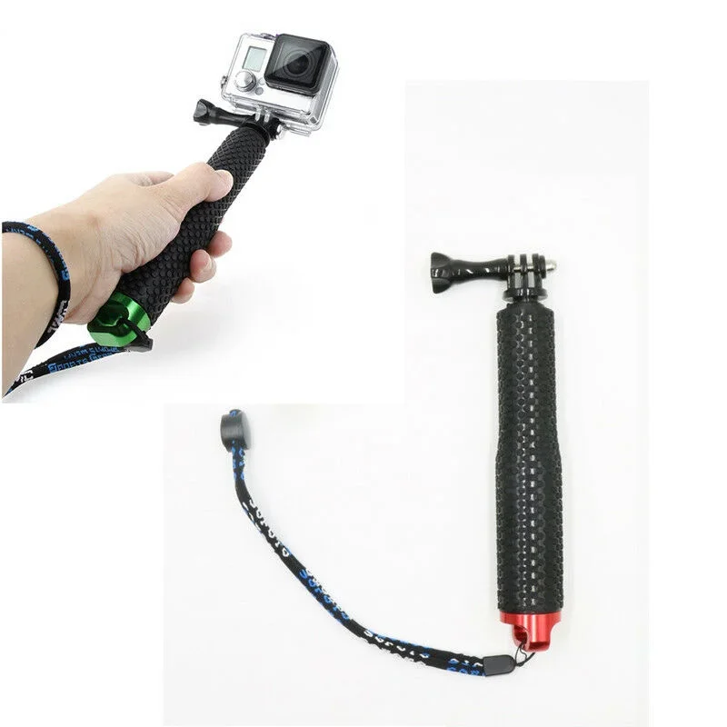 18 ~ 48cm Mini Gosear Monopé Extensível Subaquático Selfie Stick Pole & Pulseira para GoPro HERO 6 5 4 3 Session