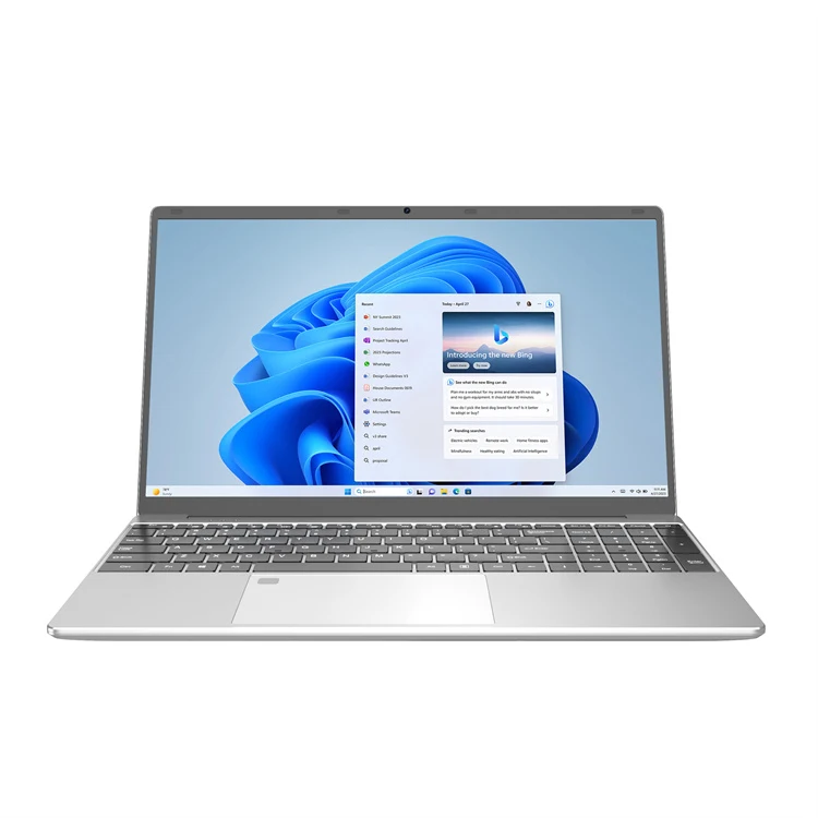 أجهزة الكمبيوتر المحمولة المهنية العلامة التجارية الجديدة التي تعمل باللمس N5095 مع غلاف بلاستيكي 15.6 بوصة يفوز 10/11 كمبيوتر محمول للأعمال